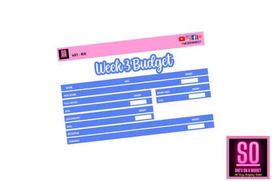 May Week 3 Budget Sticker Kit