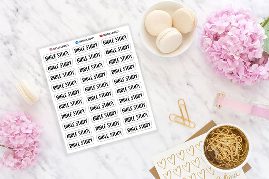 Bible Study Stickers - Mini Script Stickers