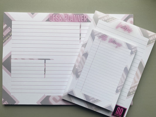 S.O.A.B Desk Planner Bundle , A4, A5, A6 Planner