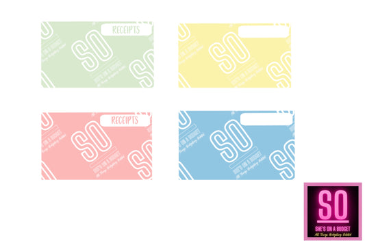 5 Cash Envelopes (SOAB Pastels)